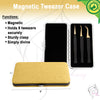 Glittery Magnetic Case for 6 Eyelash Tweezers Light Weight Hidden Magnetic Frame