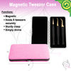 Glittery Magnetic Case for 6 Eyelash Tweezers Light Weight Hidden Magnetic Frame