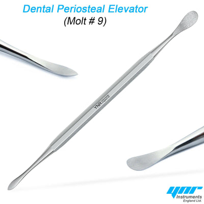 Dental Implants Surgery Periosteal Elevators Molt # 9 Retracting Gingival Tissue