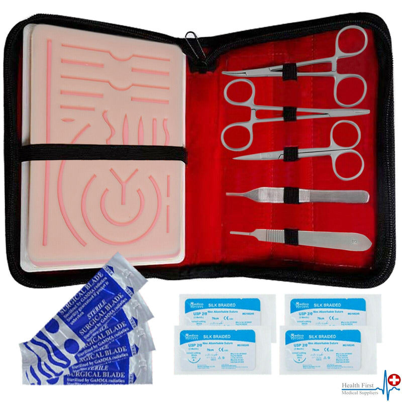 EduMed 41 Piece Practice Suture Kit, Medical & Veterinary Surgical Training  Kit