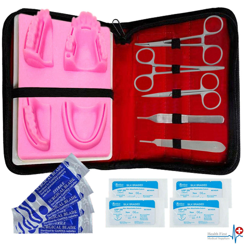 Suture Practice Kit Medical Students Dental Veterinarian Surgical Training Tools