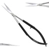 Professional Eyebrow Trimming Spring Scissor Hair Remover Facial Hair Steel Tool