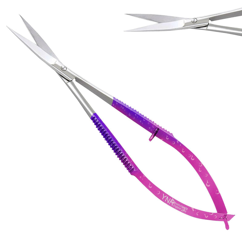 Professional Eyebrow Trimming Spring Scissor Hair Remover Facial Hair Steel Tool