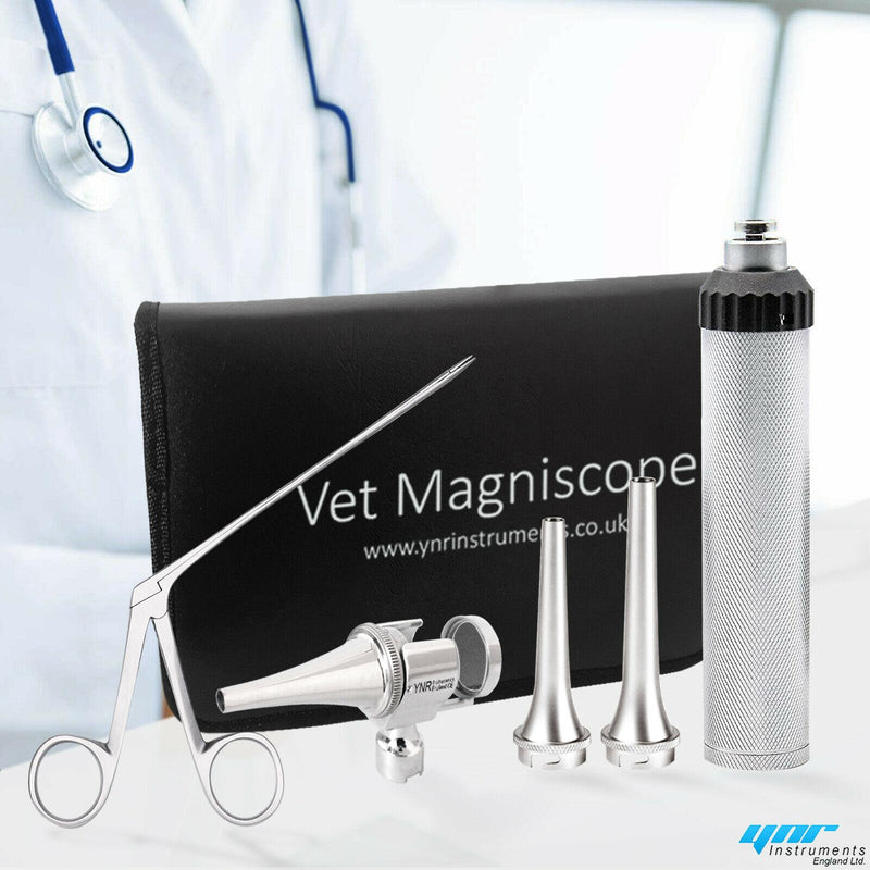 Vet Magniscope ENT Veterinary Otoscope Hartmann Speculum Set Medical Diagnostic Metal Specula