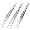 IRIS SERRATED TOOTHED CURVE SURGERY DISSECTING DRESSING FORCEPS TWEEZERS 10 cm