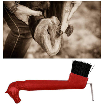 Equestrian Hoof Pick With Brush Horse Calming And Grooming Equipment Hoof Care