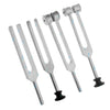 Medical Tuning Tunning Fork Chakra 4pcs 256C Set Aluminium Weight Handle Shuffle