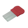 NEW METAL ROUND NIT HAIR GRITTY COMB HANDLE REMOVES HEAD LICE EGGS FINE TOOTHED