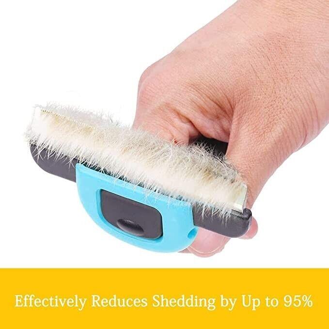 Dog and Cat Brush Pet Grooming Brush for Shedding, for Small, Medium & Large Ideal Deshedding Tool,Mats and Tangles Removing for Long & Short Haired Pets