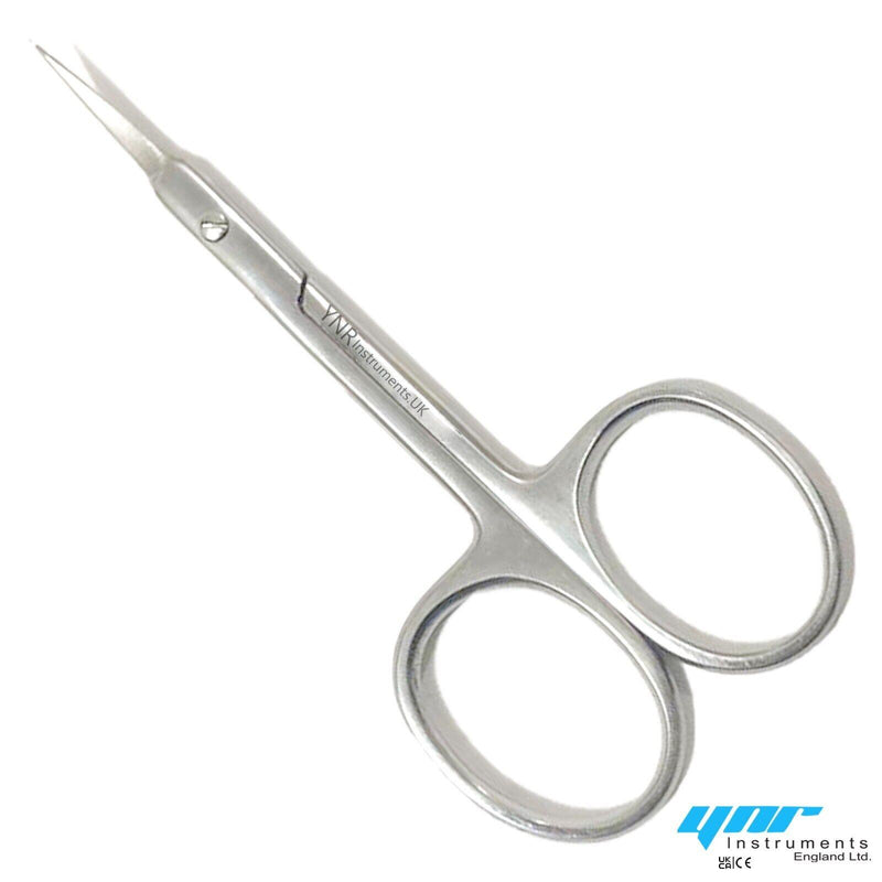 Left Hand Finger Toe Nail Scissors Curved Arrow Steel Manicure Cuticle Nail Arts