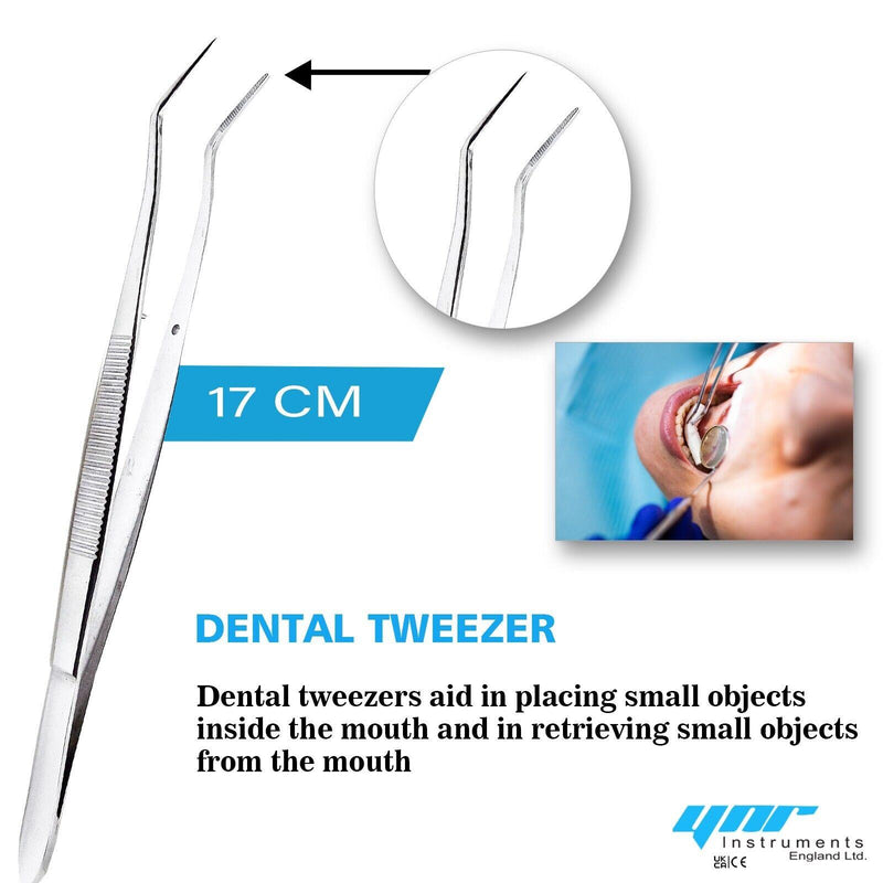 Dental Tooth Cleaning Kit Dentist Scraper Pick Tool Tweezer Mirror Flos Remover