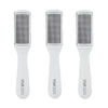 Pack of 3 Pieces Double-Sided Foot File Foot Rasp File Dead Skin Remover Foot Scrubber Hard Skin Remover Foot Care for Wet and Dry Cracked Feet