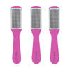 Pack of 3 Pieces Double-Sided Foot File Foot Rasp File Dead Skin Remover Foot Scrubber Hard Skin Remover Foot Care for Wet and Dry Cracked Feet