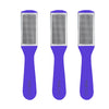 Pack of 3 Pieces Double-Sided Foot File Foot Rasp File Dead Skin Remover Foot Scrubber Hard Skin Remover Foot Care for Wet and Dry Cracked Feet