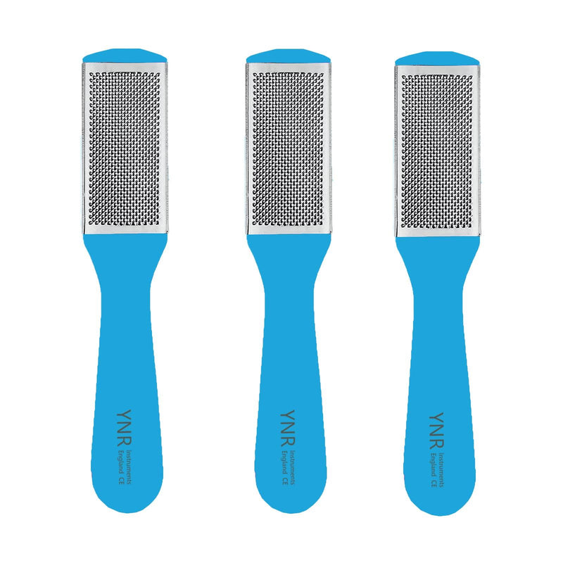 Pack of 3 Pieces Double-Sided Foot File Foot Rasp File Dead Skin Remover Foot Scrubber Hard Skin Remover Foot Care for Wet and Dry Cracked Feet