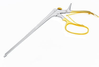 YNR Tischler Biopsy Forceps Shaft 22cm 7mm Bite Gynecology Surgical Instrument