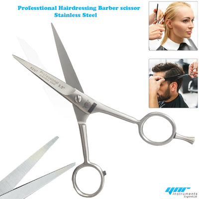 Professional Hairdressing Scissors Barber Salon Hair Cutting Razor Sharp blades 5.5"