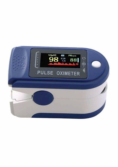 Fingertip Pulse Oximeter SpO2 Finger PR Monitor Digital Thermometer Free Battries