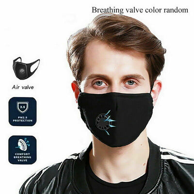 Face Covering Half Mouth Mask Washable Fabric UK Adult Air Virus Protection Pack