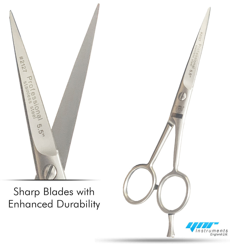 Professional Hairdressing Scissors Barber Salon Hair Cutting Razor Sharp blades 5.5"