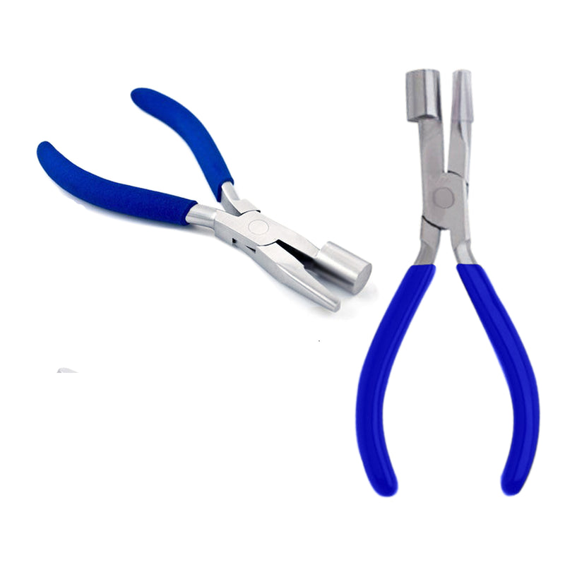 JEWELLERY WRAP & TAP PLIERS RING FORMING BAIL MAKING WIRE LOOPING ~ MEN RING SIZE